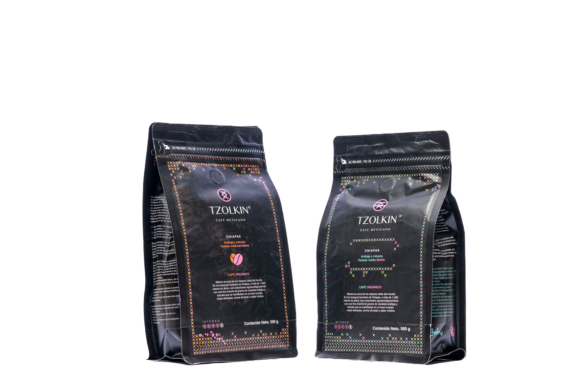 Café en Grano de Especialidad Chiapas 500g | Tzolkin Orgánico