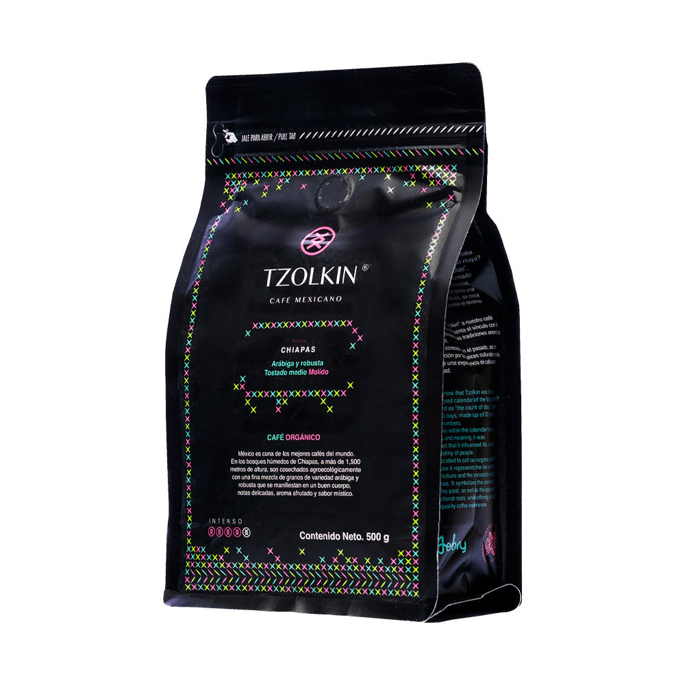 Café Molido de Especialidad Chiapas 500g | Tzolkin Orgánico