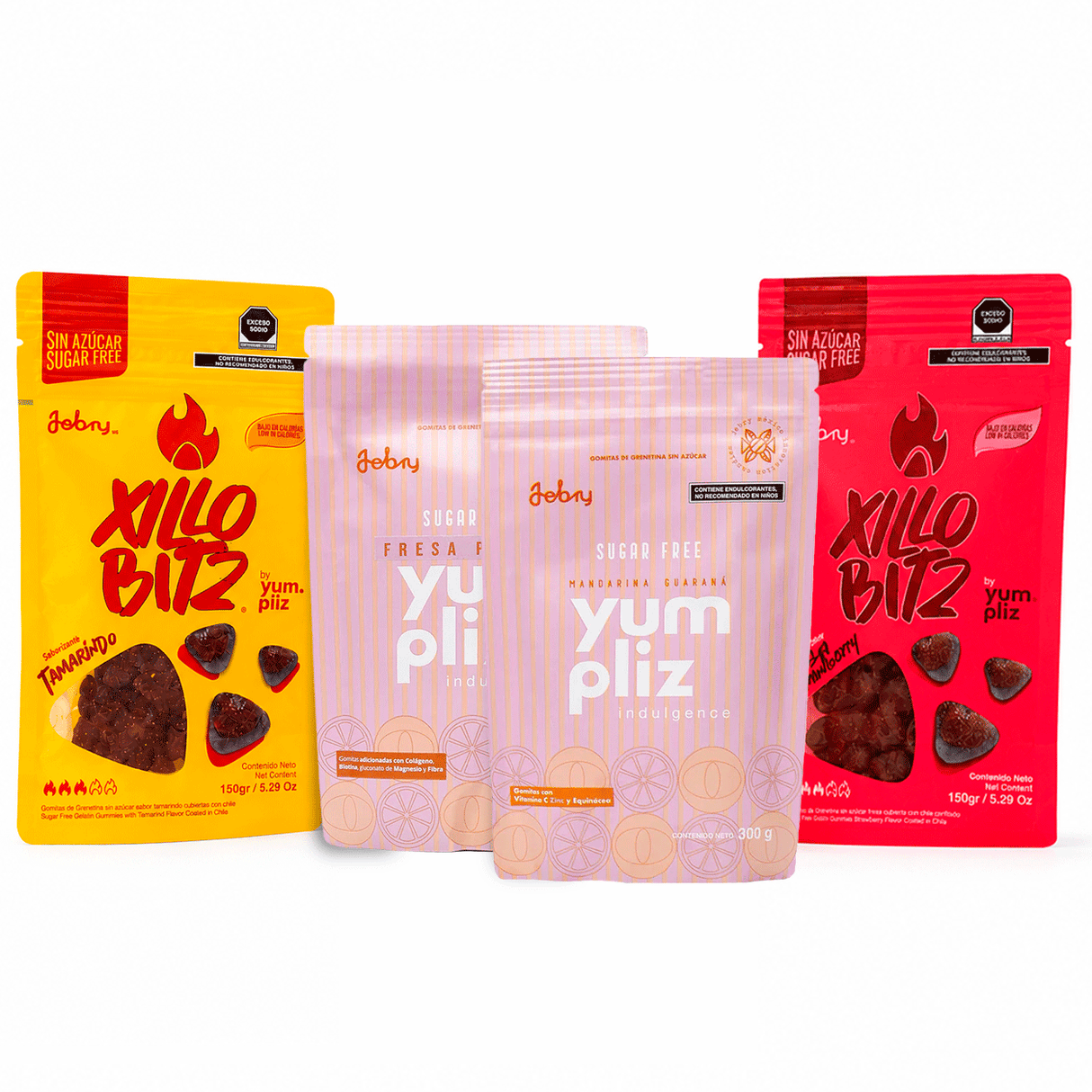 Keto Box Sugar Free | Xillobitz Fresa + Tamarindo + Yumpliz + CollagenBitz