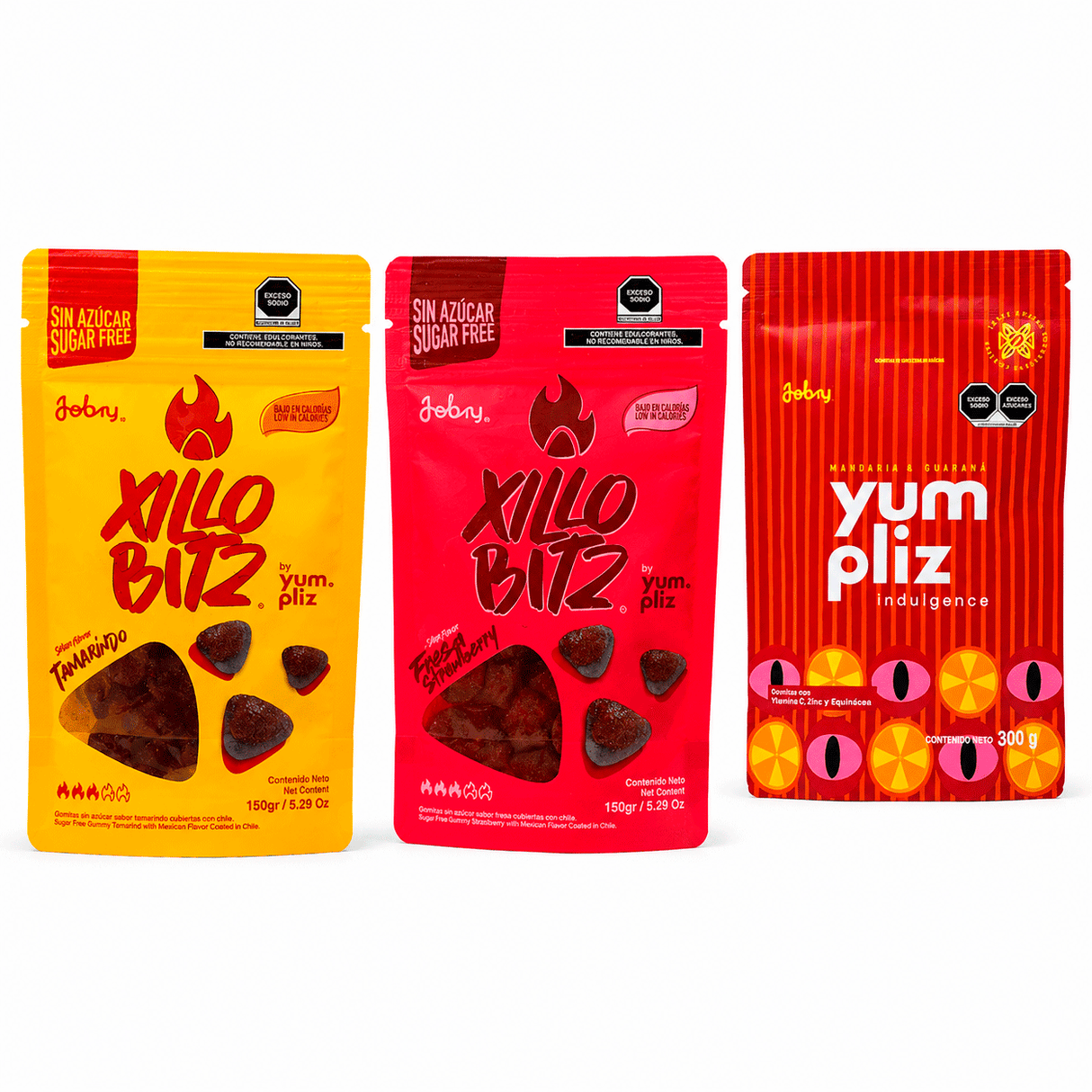 Starter Snack Box | Xillobitz Fresa + Tamarindo + Yumpliz Mandarina