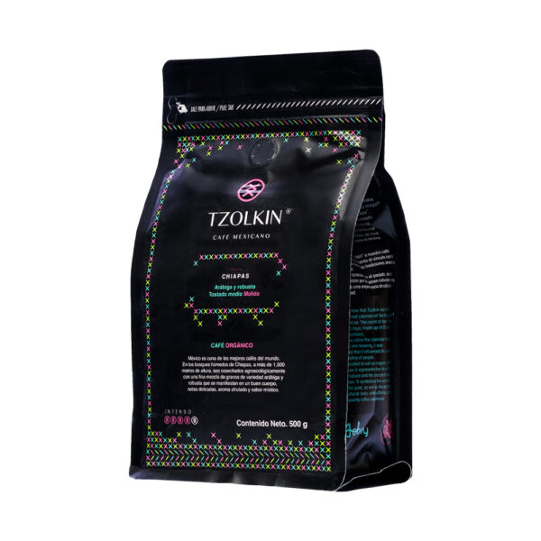 Tzolkin café orgánico molido blend arábiga y robusta europea